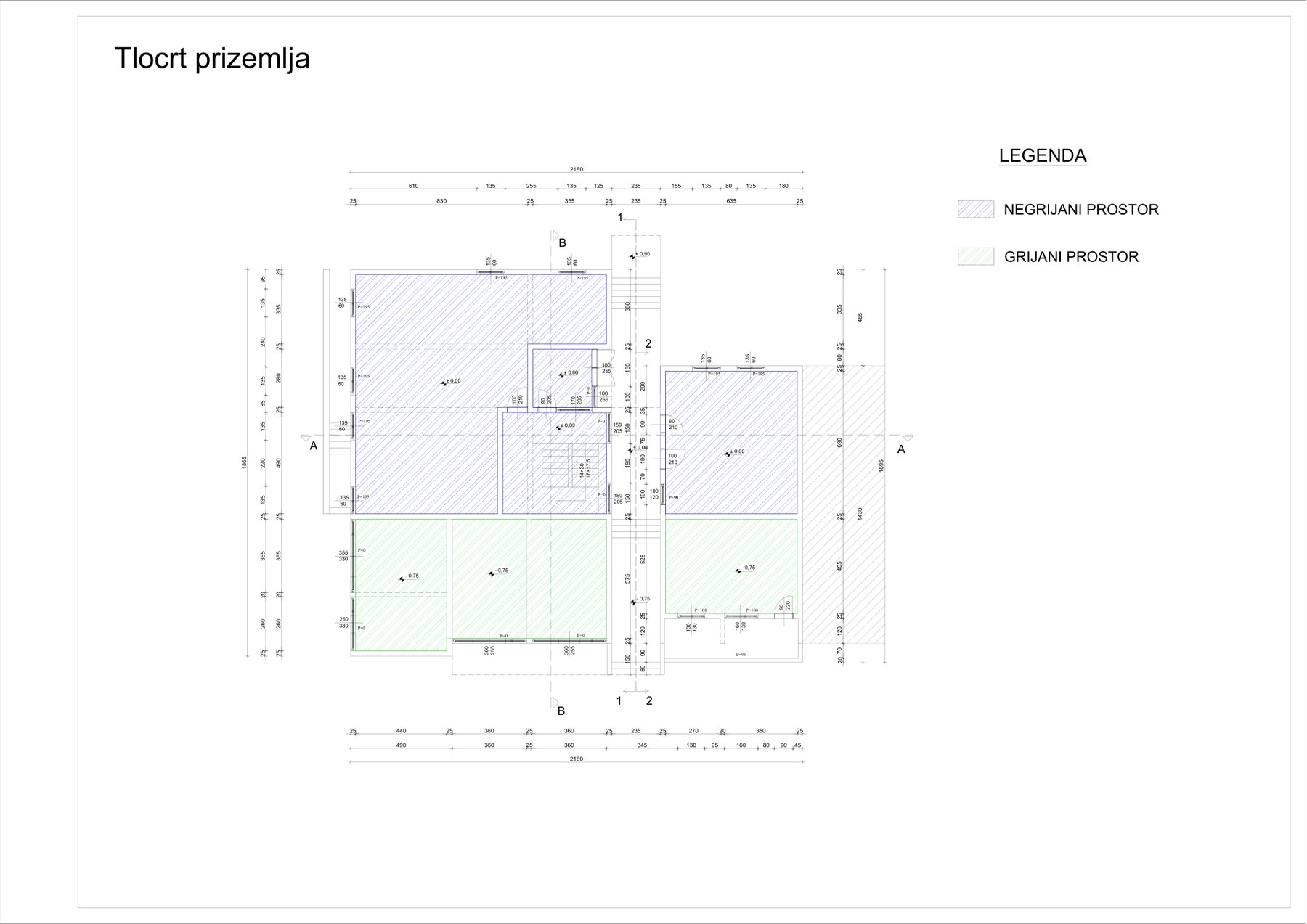 Prizemlje — planirano
